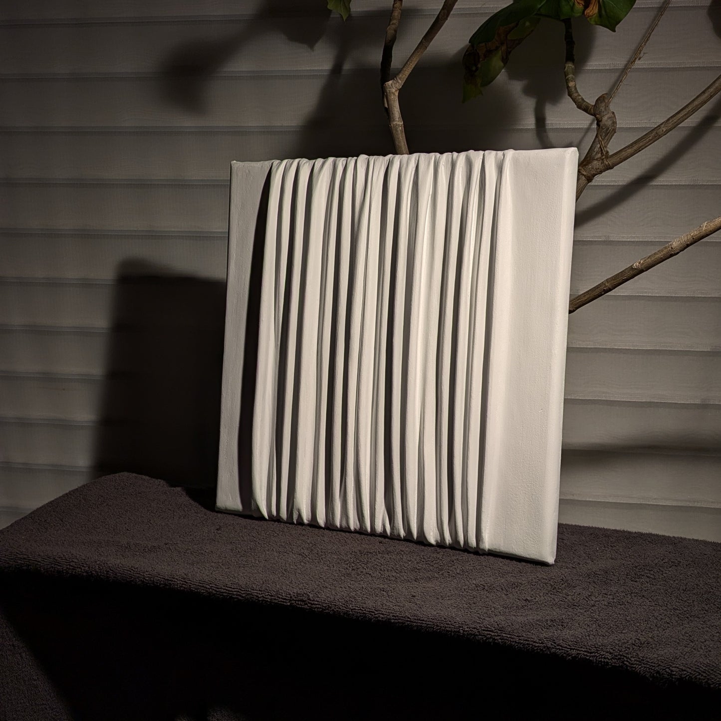 drape art straight 30×30 立体アート 壁掛け インテリア nest