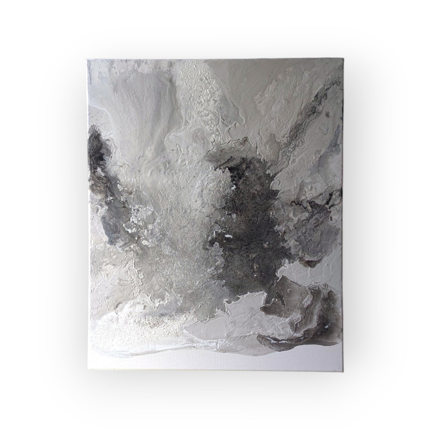 Quiet Umber｜Fluid Art Diptych｜F12 × 2