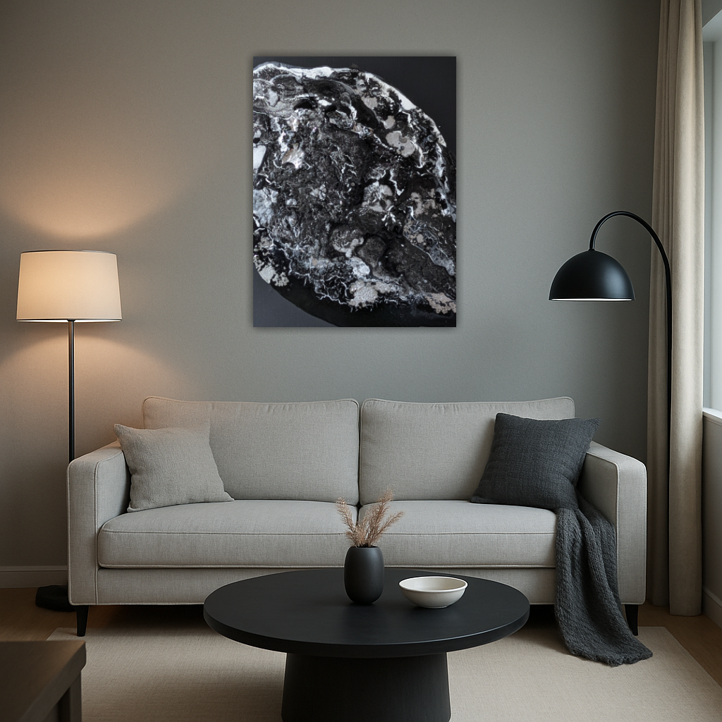 fluid art galaxy F6 宇宙 アートパネル 一点もの nest